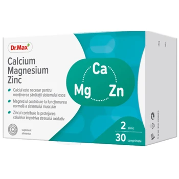 Dr.Max Calciu magneziu zinc, 30 comprimate, reducere mare