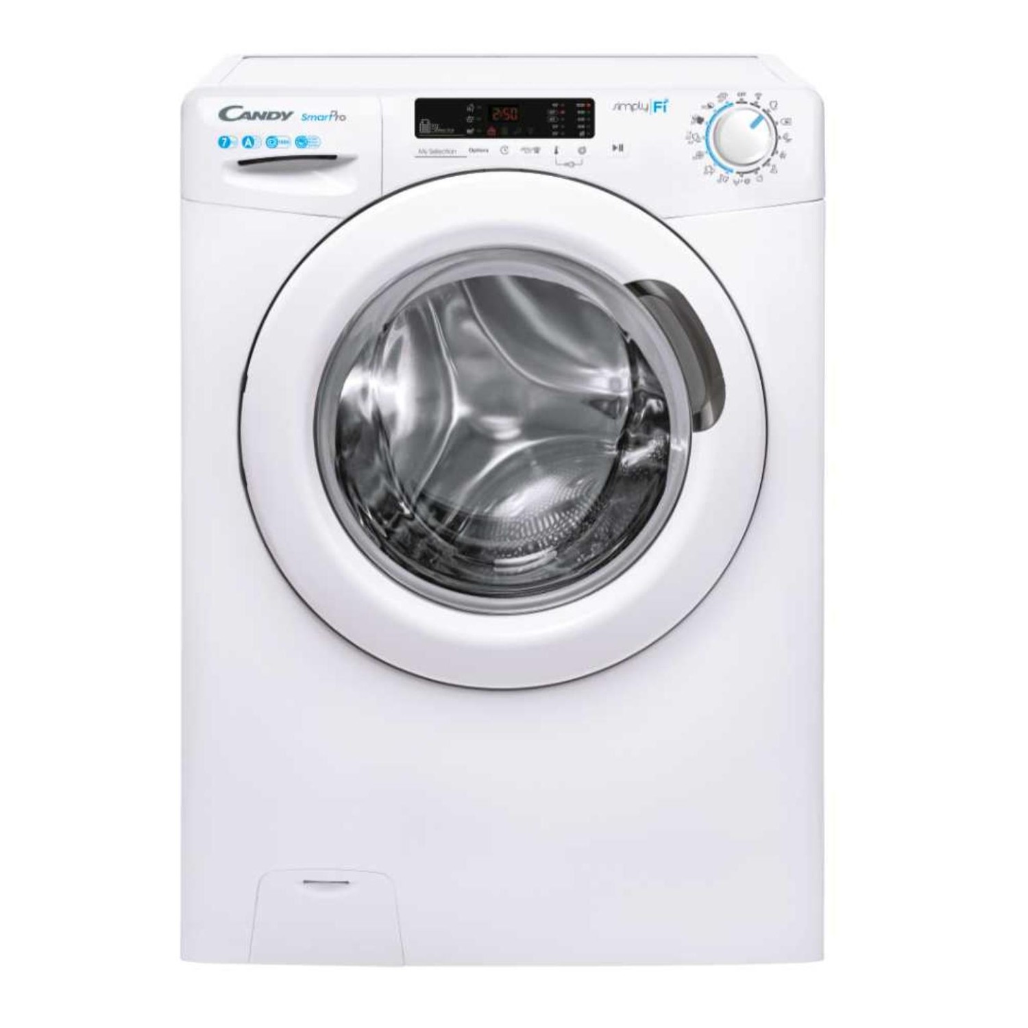 Masina de spalat rufe Candy Smart CO4 1072D3, A+++, SLIM, 1000 RPM, 7 kg, Wi-Fi, Alb, reducere mare