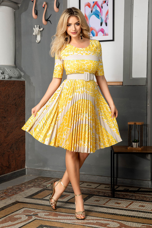 Rochie Esmer Galbena, reducere mare
