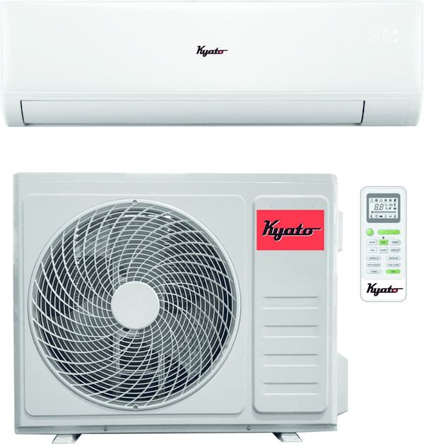 Aparat de aer conditionat Kyato-09HC32, Inverter, 9000 BTU, Filtru ioni argint, I feel, Eco, I set (Alb), reducere mare