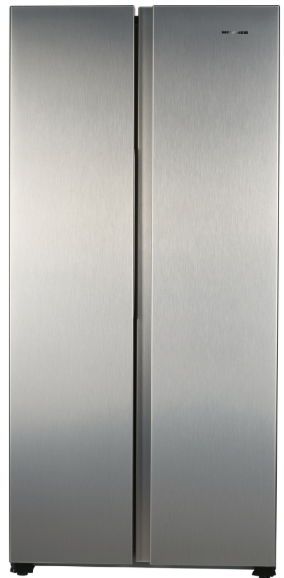 Frigider Side by side Heinner HSBS-428NFX+, 428 l, Clasa A+, No Frost, Display LED interior (Inox), reducere mare
