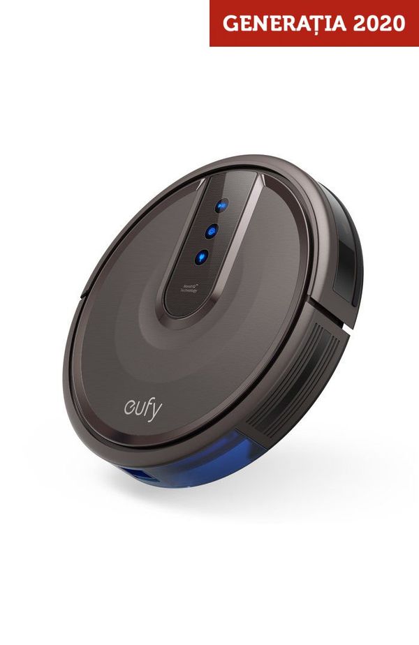 Aspirator robot Anker eufy RoboVac 15T, 1500Pa, Autonomie 100 min, Wi-Fi, rezervor 0.6l (Negru), reducere mare