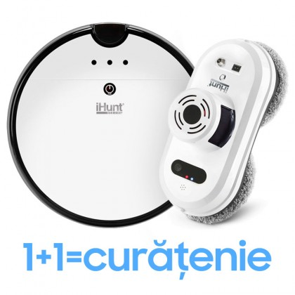 Pachet iHunt Robot Window AutoClean + iHunt Robot Vacuum Pro, reducere mare