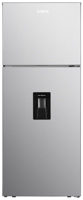 Frigider cu 2 usi Samus SX540NFDA+, 425 l, Full No Frost, Dozator apa, Clasa A+ (Inox), reducere mare