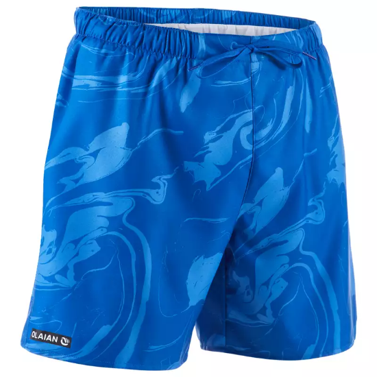 Șort Surf 100 Aqua Albastru OLAIAN, reducere mare