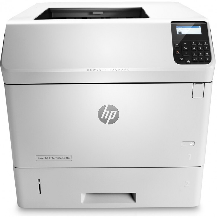 Imprimanta Laser Monocrom HP LaserJet Enterprise M604n, A4, 52ppm, 1200 x 1200, USB, Retea, Second Hand, reducere mare
