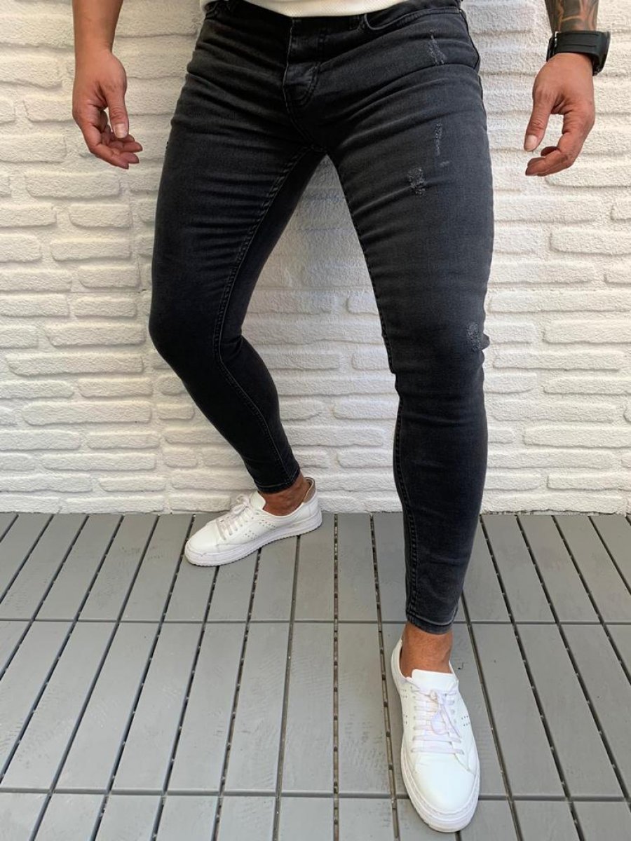 Blugi barbati conici A7062 H7-6, reducere mare