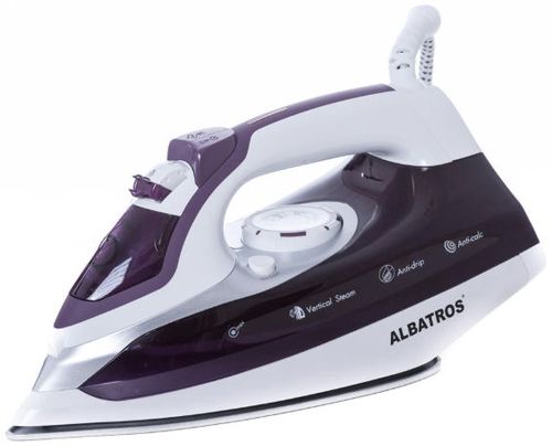 Fier de calcat Albatros INDIGO, Talpa Ceramica, 2400W, 0.25l (Mov), reducere mare