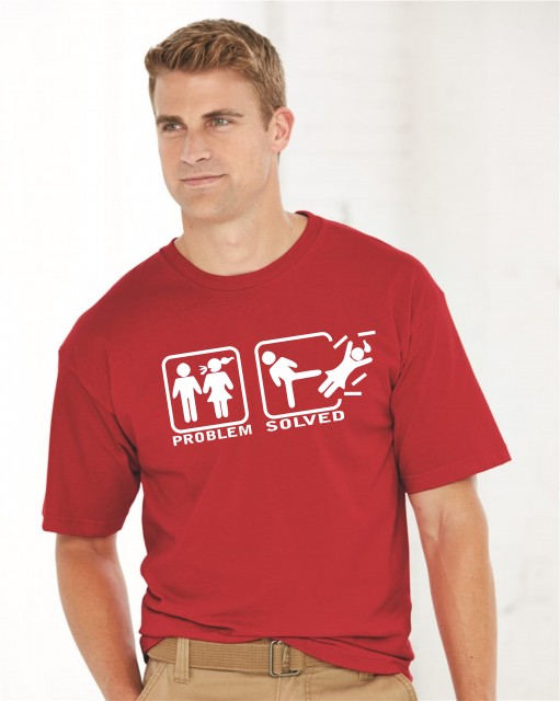 Tricou Problem solved 3, reducere mare