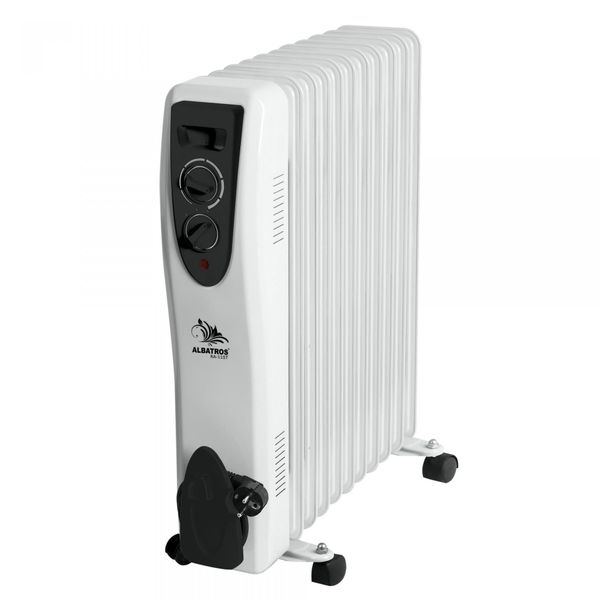 Calorifer electric Albatros RA-11ST, 2500W, 11 elementi, 3 trepte (Alb)