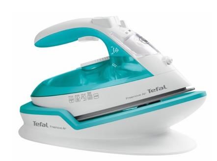 Fier de calcat fara fir Tefal Freemove Air FV6520E0, 2400 W (Alb/Albastru), reducere mare