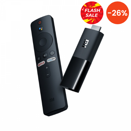 MI TV Stick Xiaomi, mediaplayer Full-HD, Chromecast, Android TV, 1GB RAM, 8GB ROM, versiune europeana, reducere mare