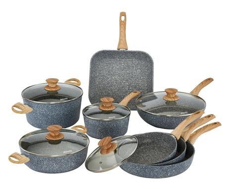 Set vase pentru gatit 13 piese Pierre Gourmet by Bisetti