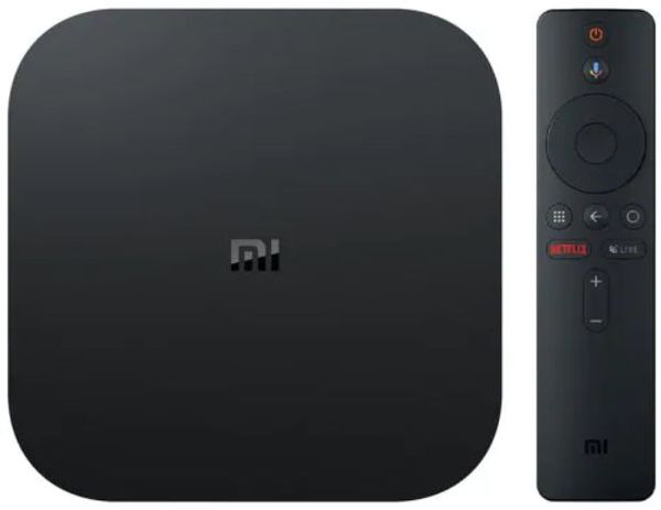 Player Multimedia Xiaomi Mi Box S, 4K, HDR, Google Assistant (Negru), reducere mare