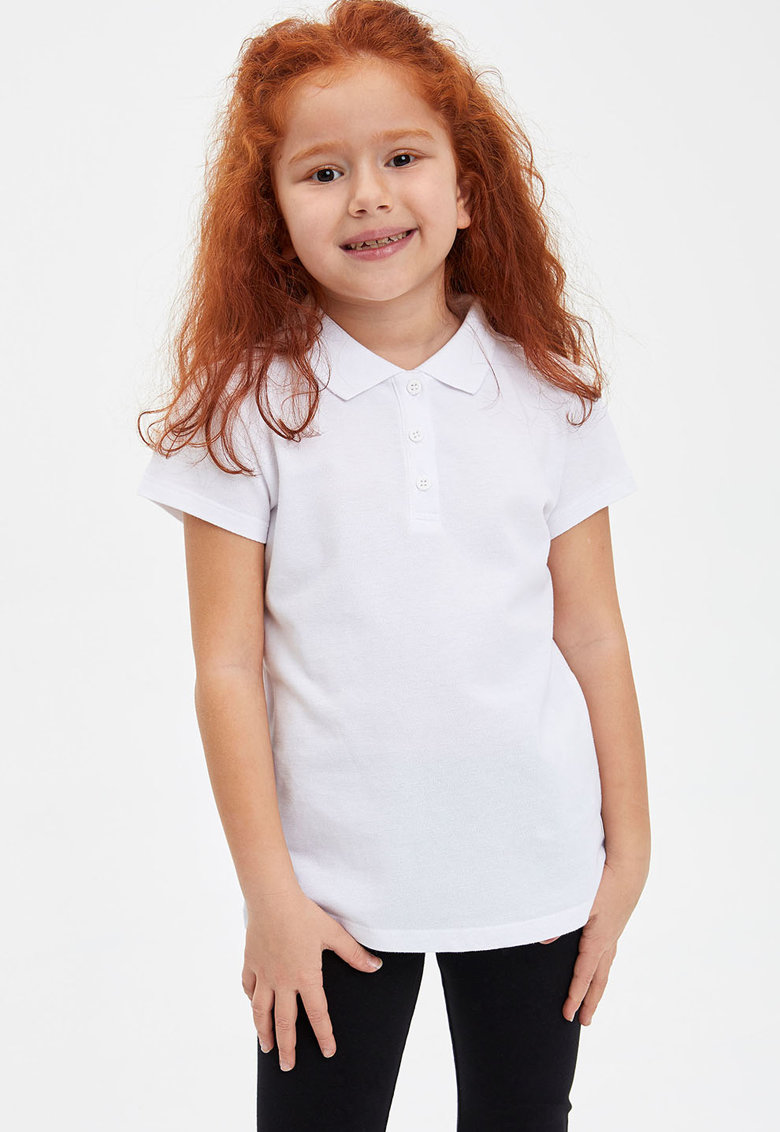 Tricou polo de bumbac pique, reducere mare