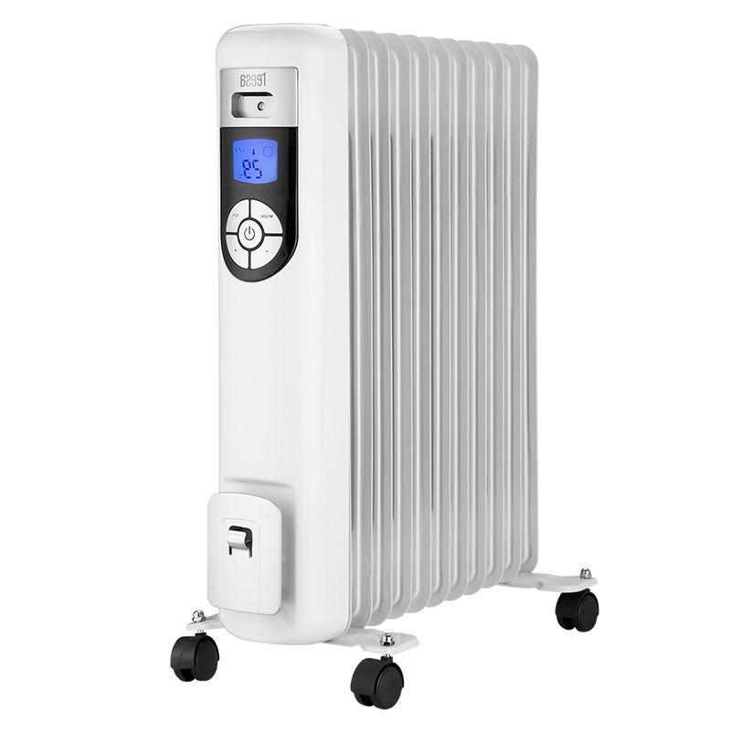 Calorifer electric Teesa, 2500 W, 11 elementi, 3 trepte incalzire, ecran LCD, reducere mare