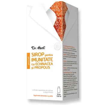 Dr.Hart Sirop pentru imunitate cu echinacea si propolis, 150ml