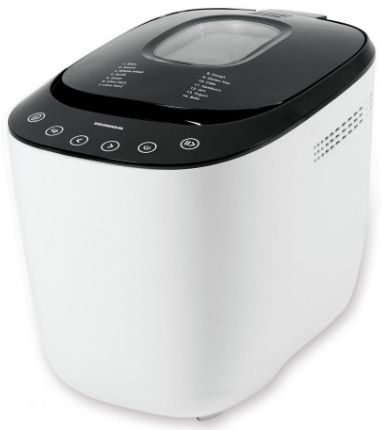 Masina de facut paine Heinner HBM-900WHBK, 900 g, 550 W, 12 programe, Mentinere cald 60 min, 3 nivele de rumenire, reducere mare