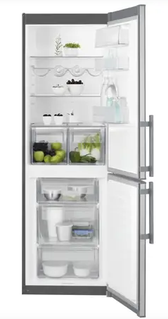 Combina frigorifica Electrolux LNT3LE34X4, 329 l, Clasa A++, ColdSense, H 185 cm, Inox antiamprenta, reducere mare