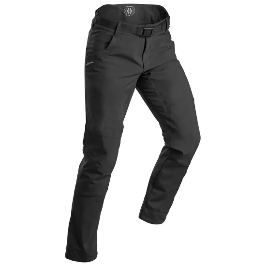 Pantalon călduros hidrofob iarnă/Drumeție pe zăpadă SH100 x-warm gri Bărbați QUECHUA, reducere mare