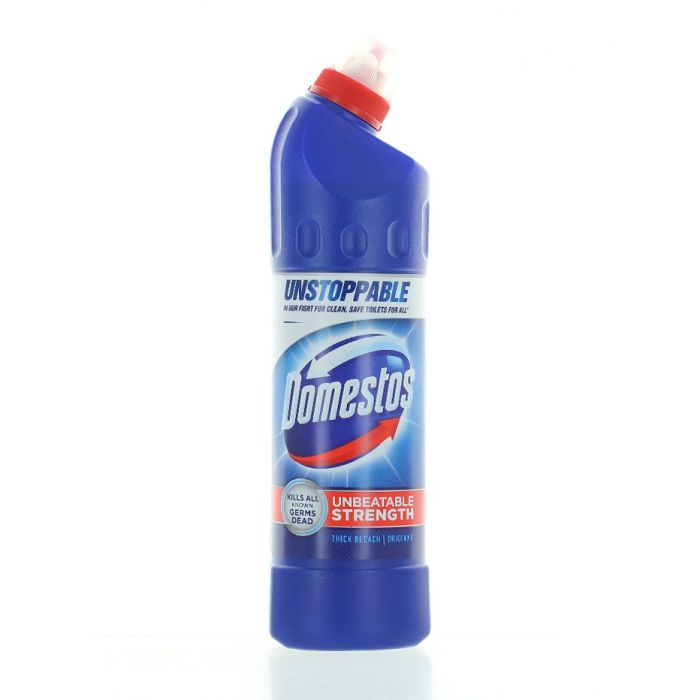 Domestos Dezinfectant wc 750 ml Original albastru inchis, reducere mare